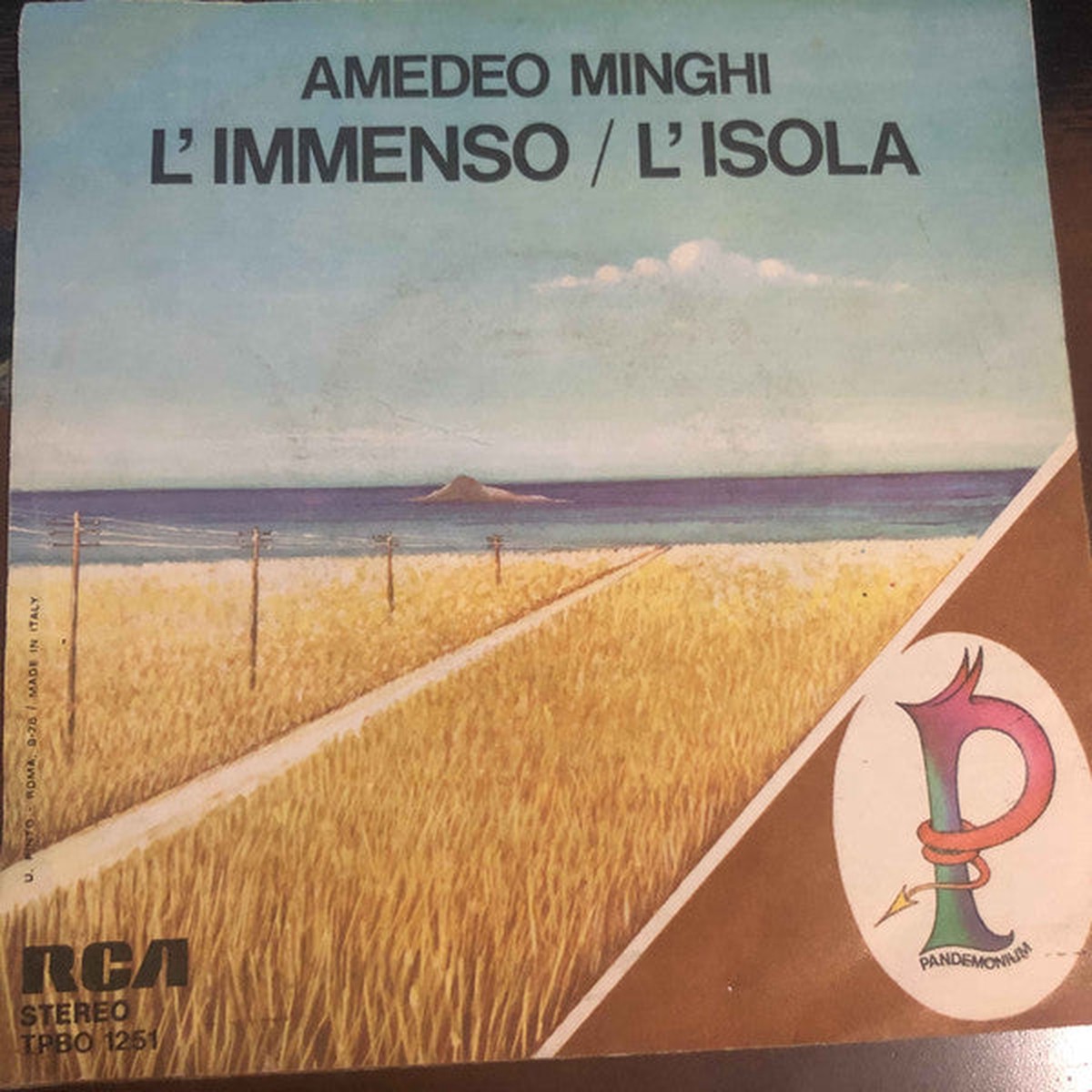 Amedeo Minghi E Pandemonium (12) - LImmenso LIsola (7) - USED