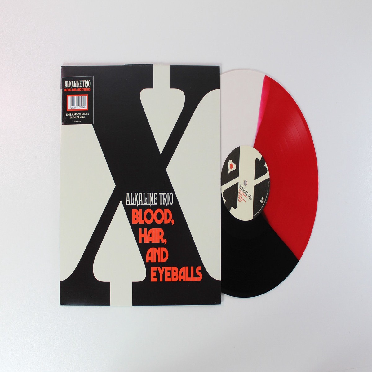 Alkaline Trio - Blood Hair And Eyeballs on Rise Records Ltd Bone Maroon Black Tri-Color