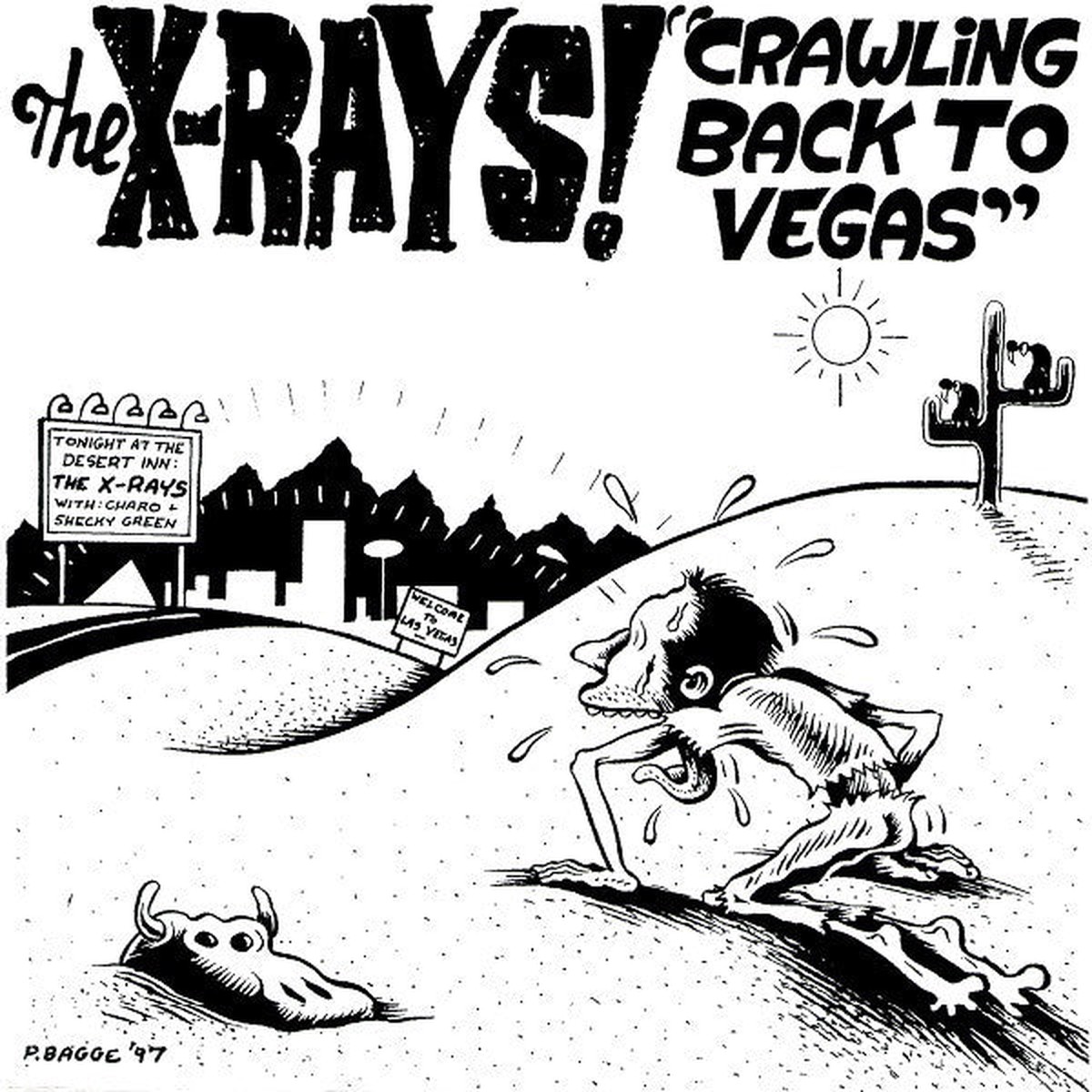 The X-Rays - Crawling Back To Vegas (7 Single) - USED