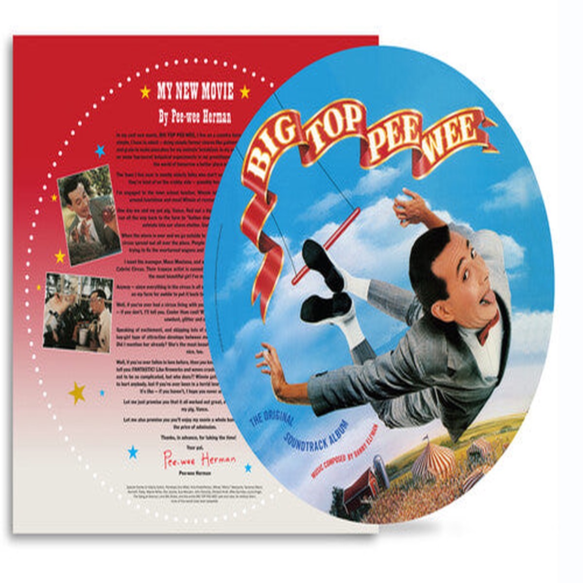 Danny Elfman - Big Top Pee-Wee (The Original Soundtrack Album) Picture Disc