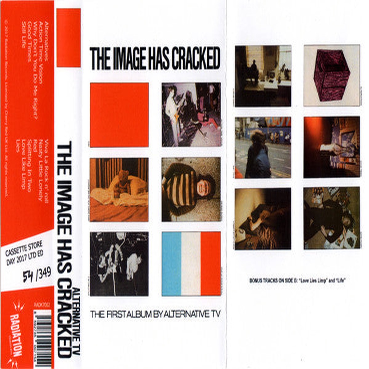 Alternative TV - The Image Has Cracked (Cass Album Ltd Num RE) - NEW