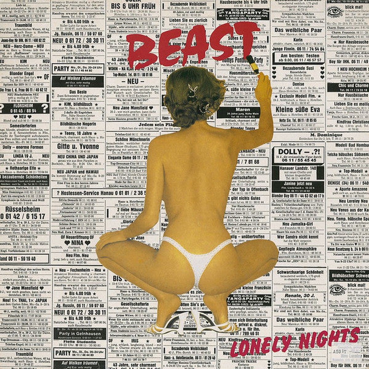 Beast (4) - Lonely Nights (LP Album) - USED