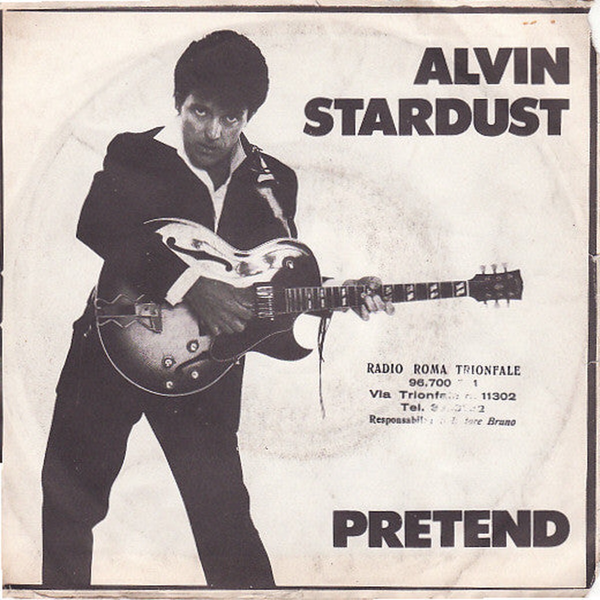 Alvin Stardust - Pretend (7 Promo) - USED