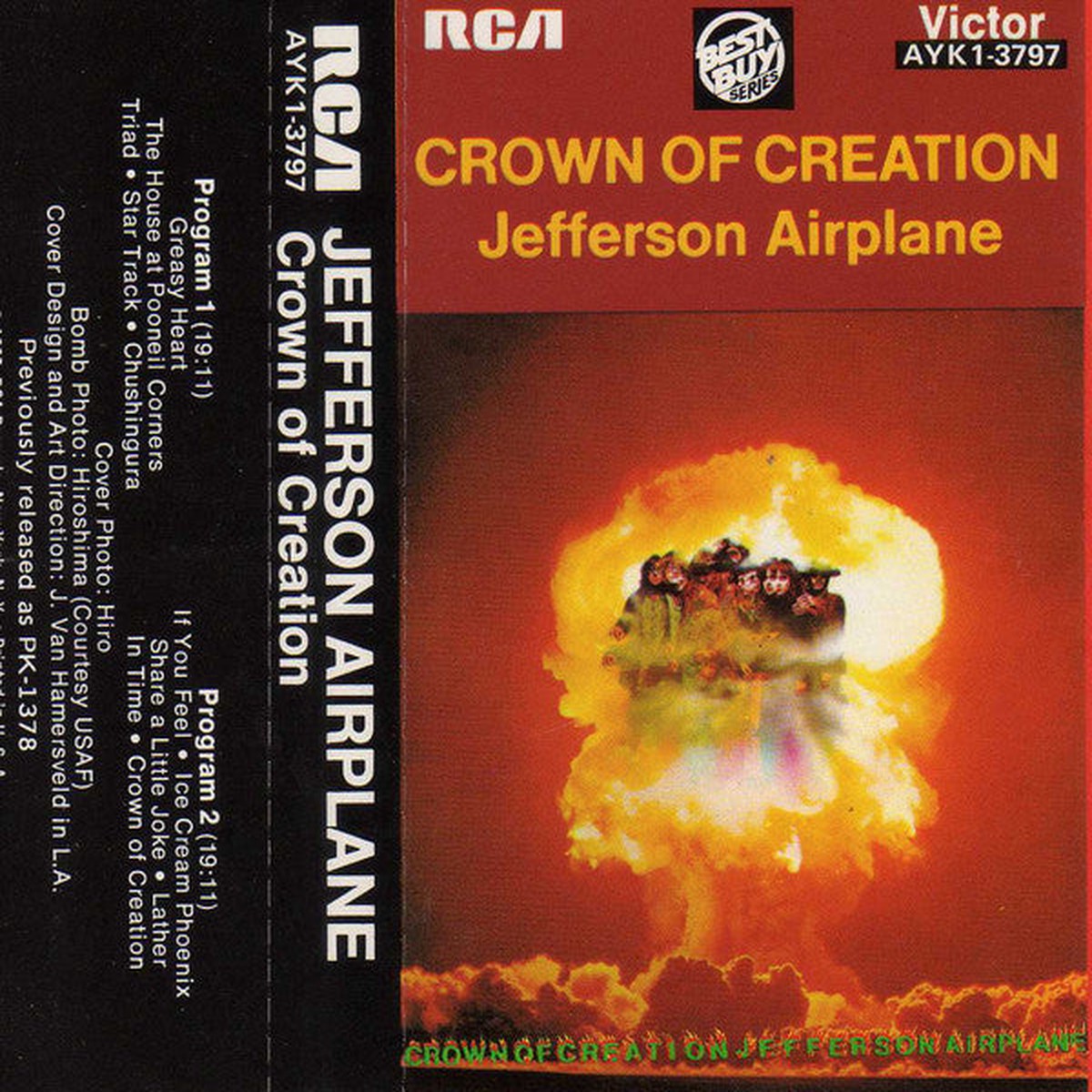 Jefferson Airplane - Crown Of Creation (Cass Album RE) - NEW