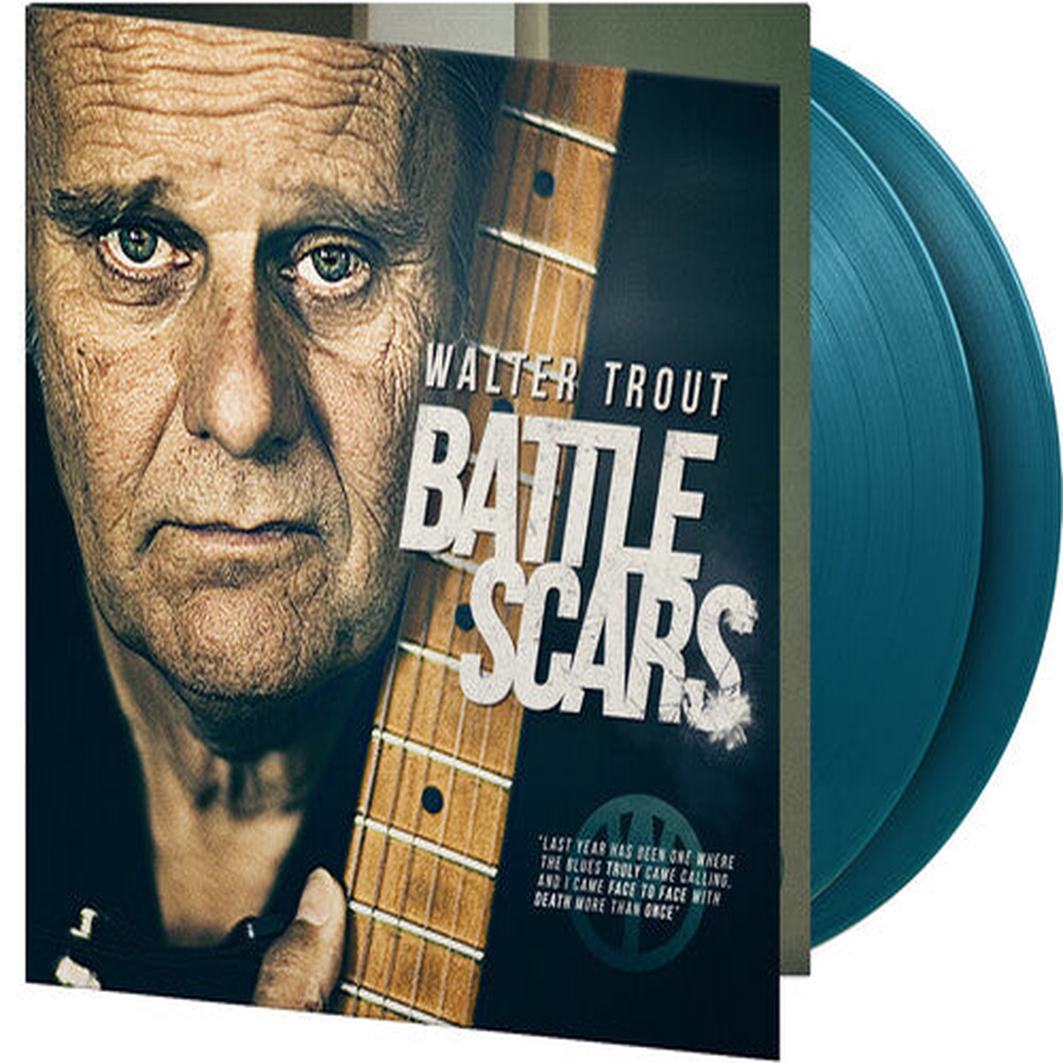 Walter Trout - Battle Scars Aquamarine Vinyl Import