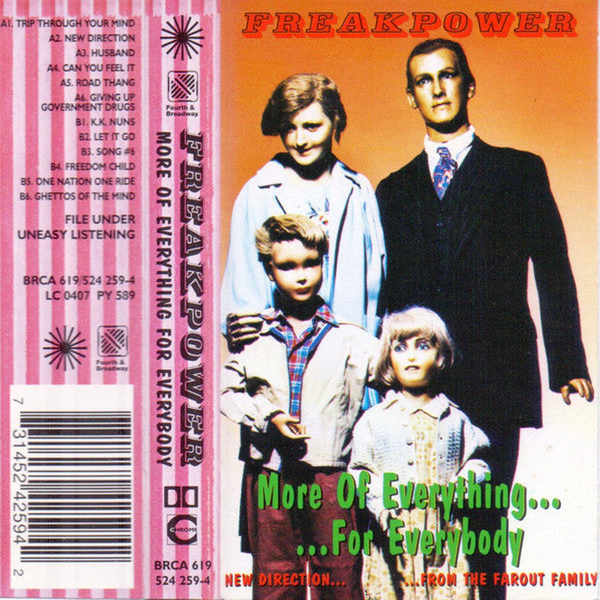 Freak Power - More Of Everything For Everybody (Cass Album) - NEW