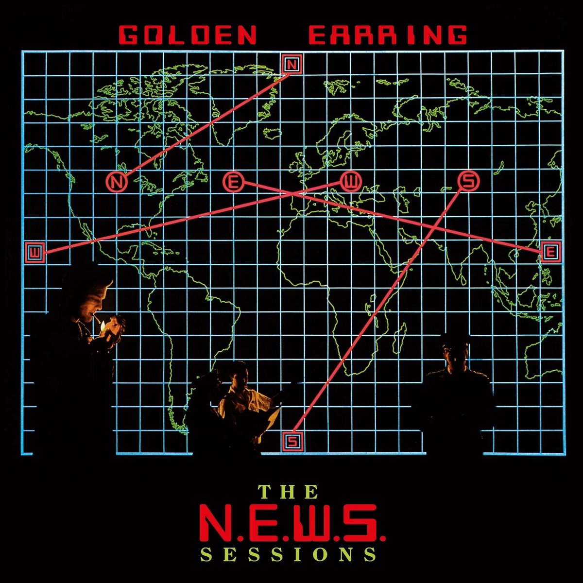 Golden Earring - The NEWS Sessions Import Red Black Marbled Vinyl