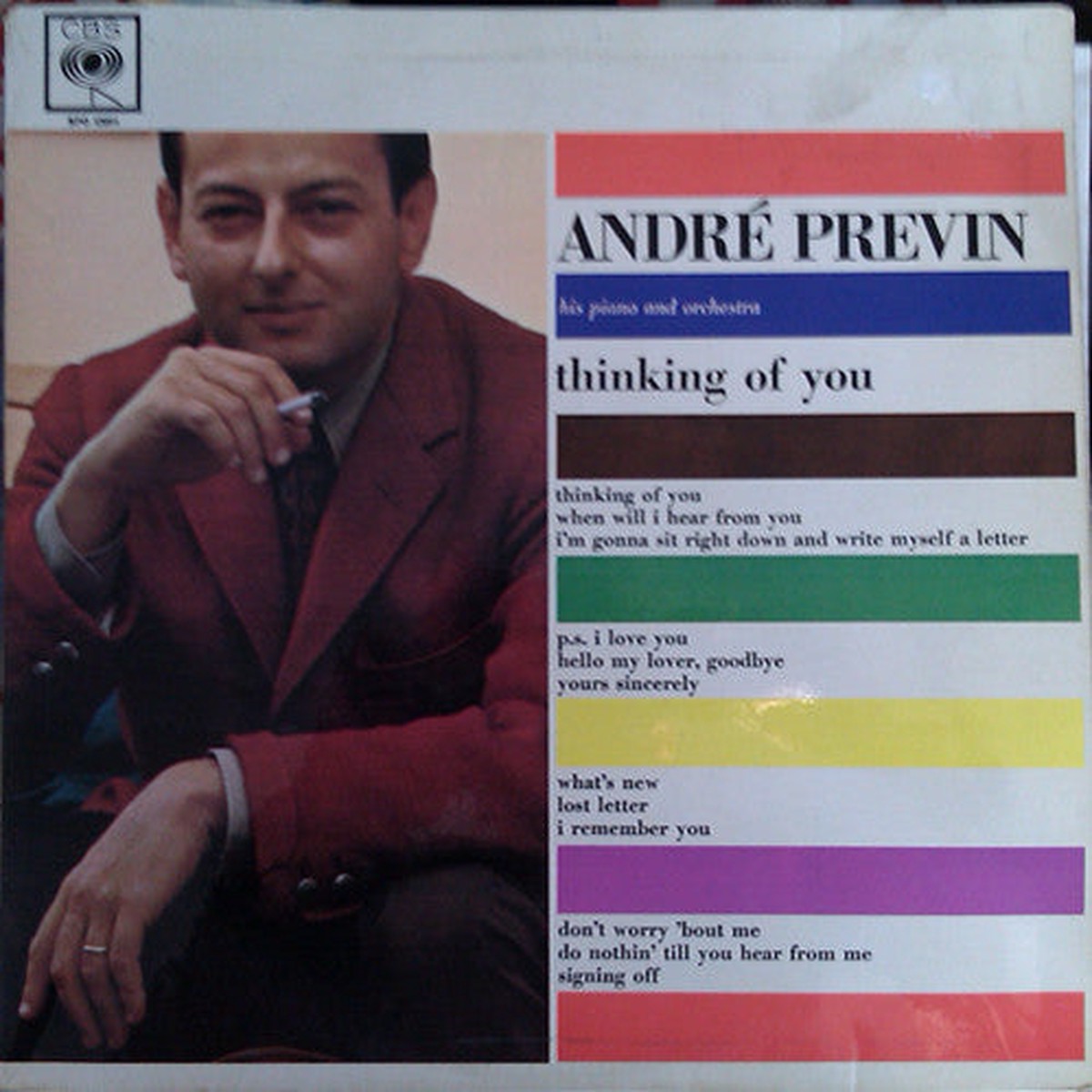 Andr Previn - Thinking Of You (LP Album Mono RP) - USED