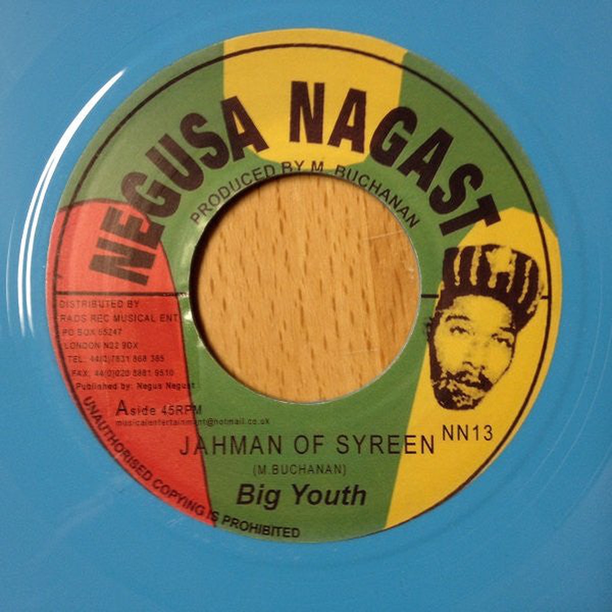 Big Youth - Jahman Of Syreen Hotter Fire (7 Single Blu) - USED