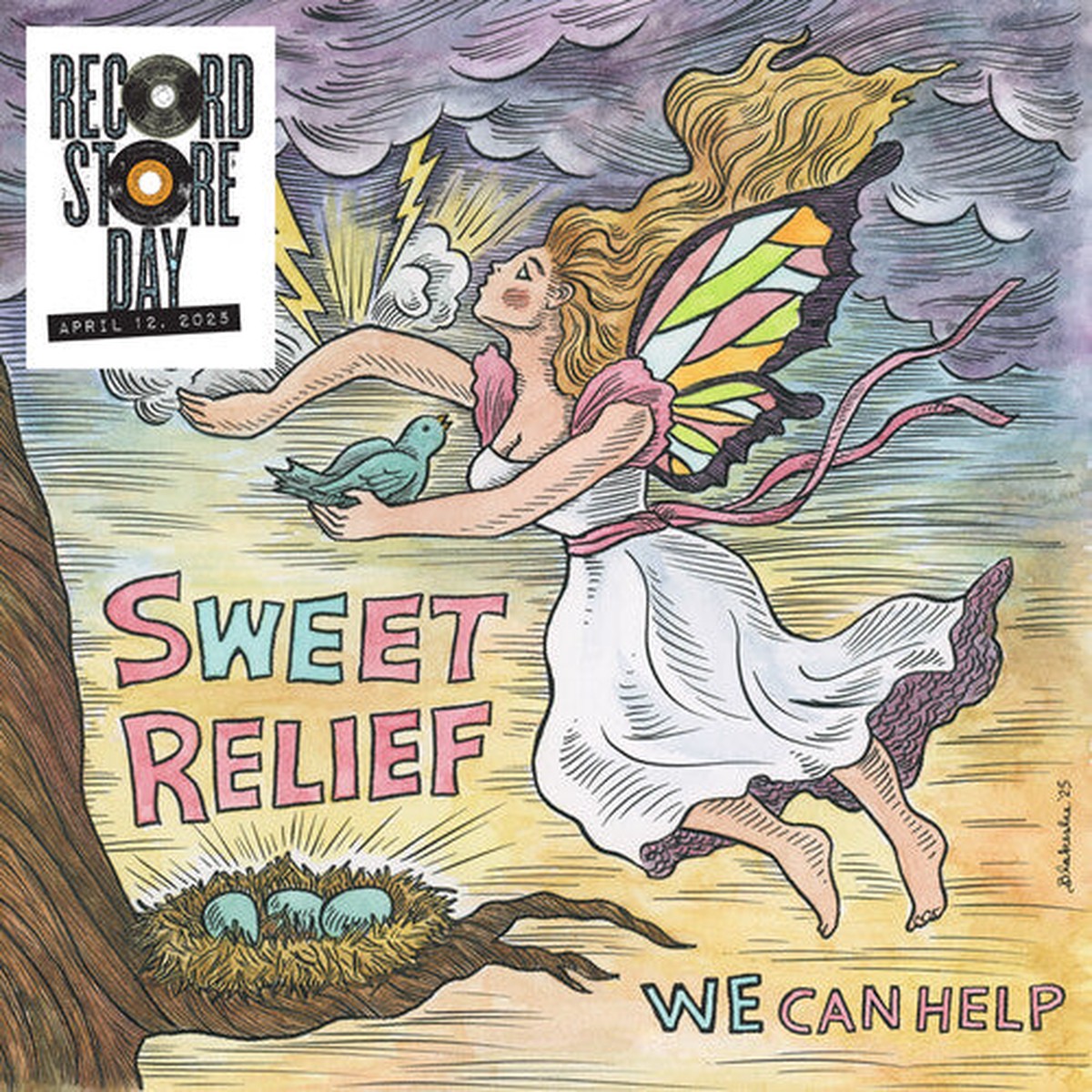 Various - Sweet Relief We Can Help Colored Vinyl