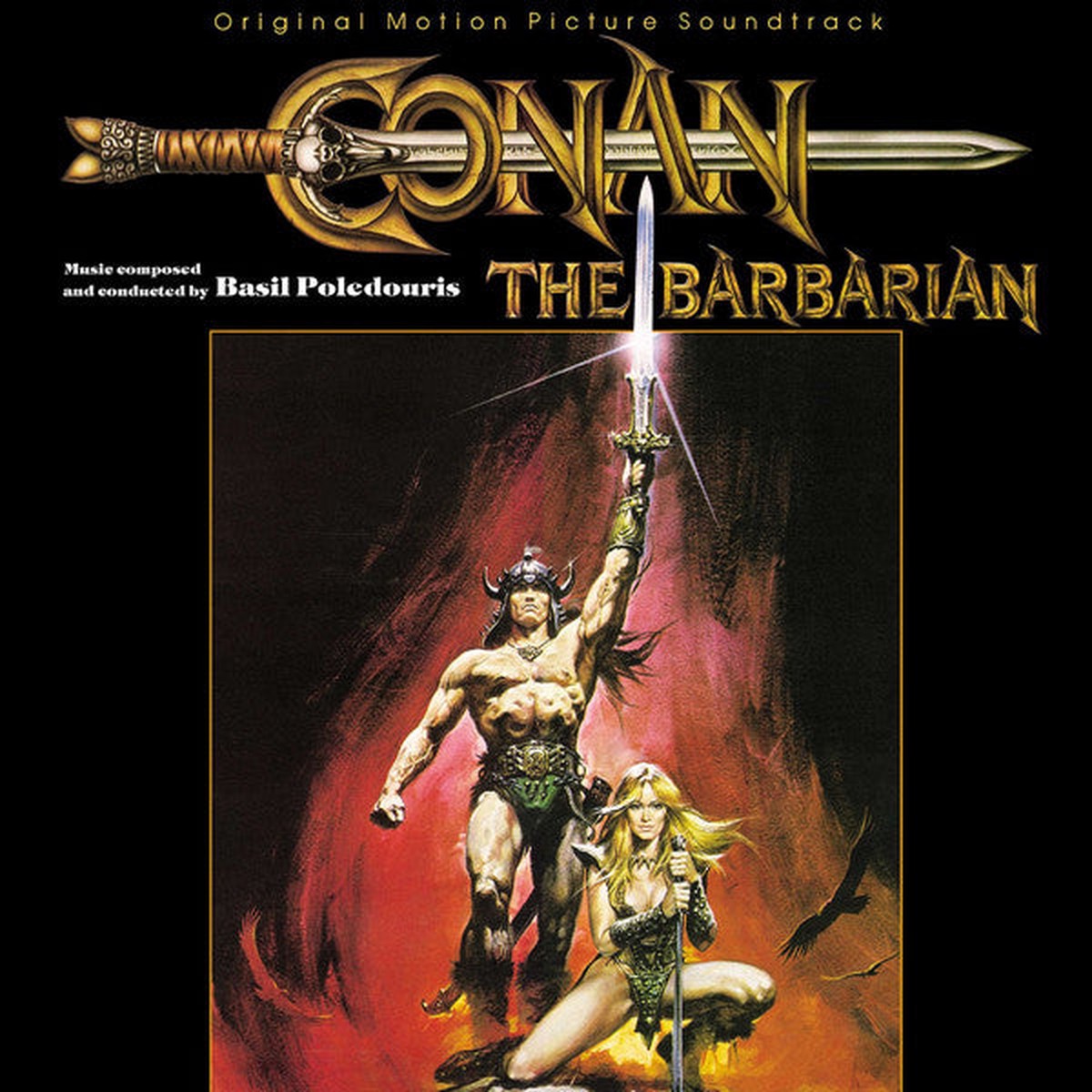 Basil Poledouris - Conan The Barbarian - Original Motion Picture Soundtrack (LP Album RE) - NEW