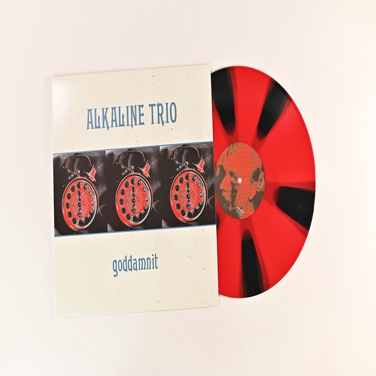 Alkaline Trio - Goddamnit on Asian Man Ltd Pinwheel Black Red Reissue