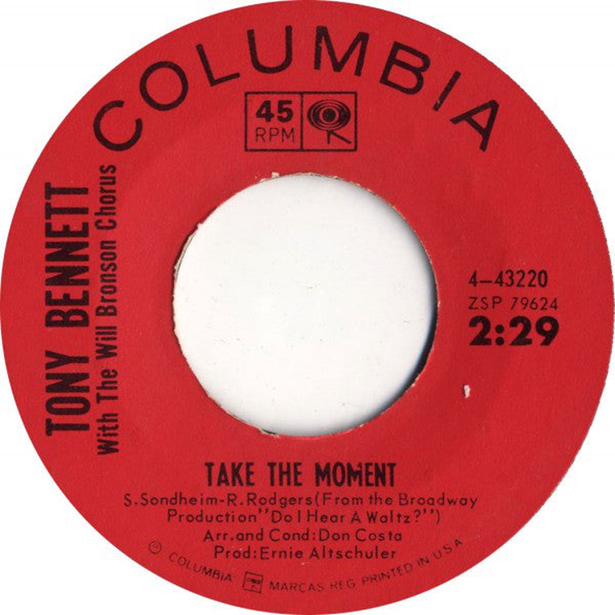 Tony Bennett - If I Ruled The World Take The Moment (7) - USED