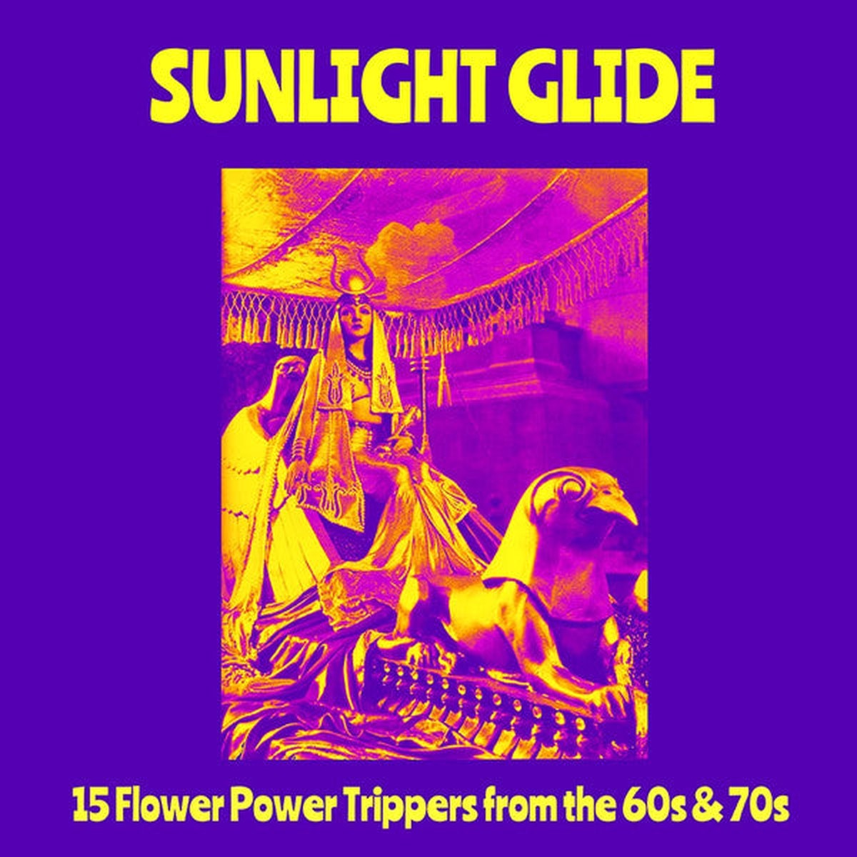 Various - Sunlight Glide - 15 Flower Power Trippers From The 60s 70s (LP Comp) - NEW