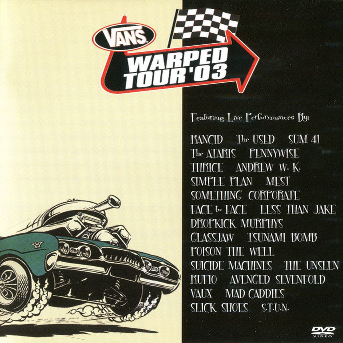 Various - Vans Warped Tour 03 (DVD-V PAL Reg) - USED