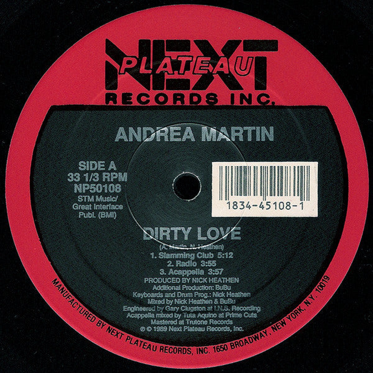 Andrea Martin - Dirty Love (12) - NEW