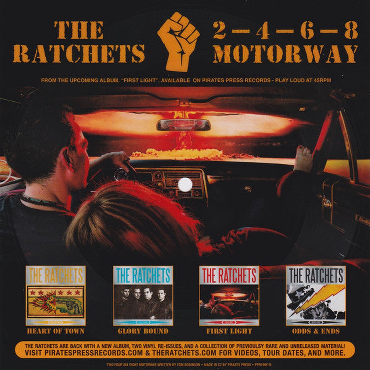 The Ratchets - 2-4-6-8 Motorway (Flexi 7 SSided Pic) - USED