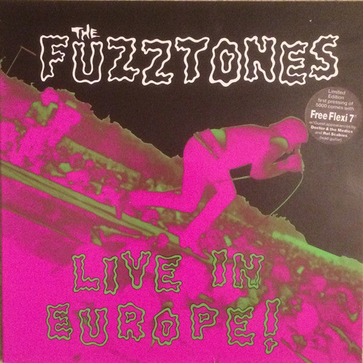 The Fuzztones - Live In Europe (Ltd LP Album Flexi 7 SSided) - USED