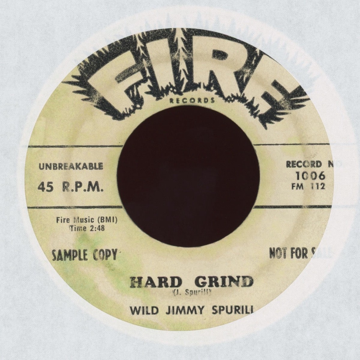 Wild Jimmy Spruill - Hard Grind on Fire Promo RB 45