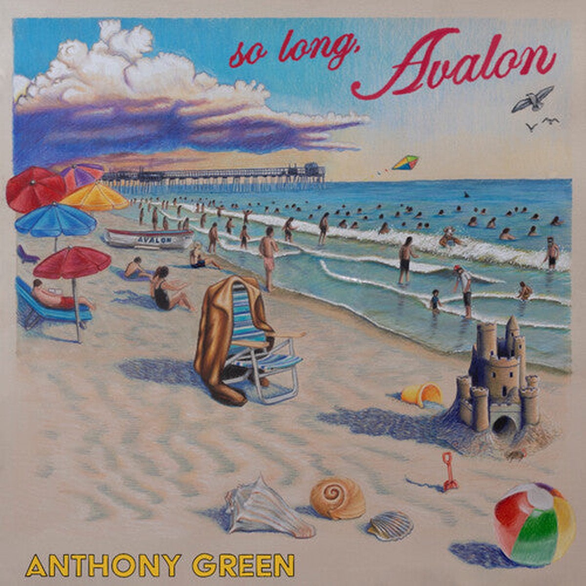 Anthony Green - So Long Avalon Gold White Swirl Vinyl