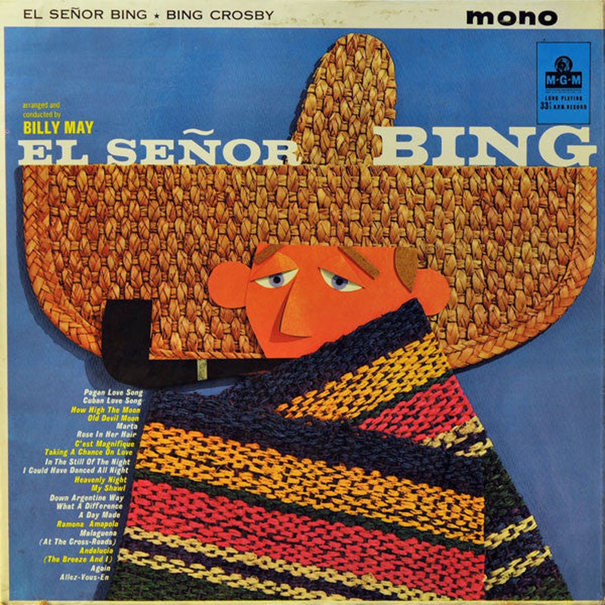 Bing Crosby - El Seor Bing (LP Album Mono) - USED