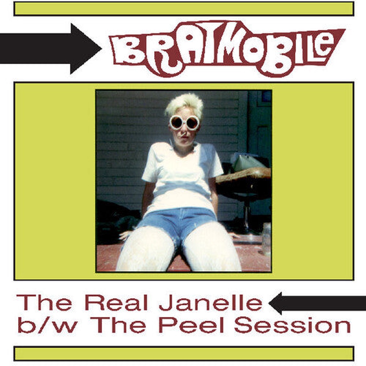 Bratmobile - The Real Janelle The Peel Session Maroon Vinyl
