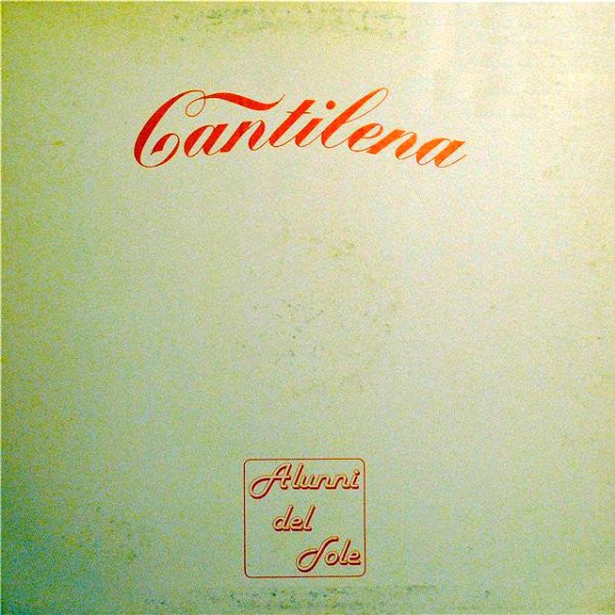 Alunni Del Sole - Cantilena (LP Album Gat) - USED
