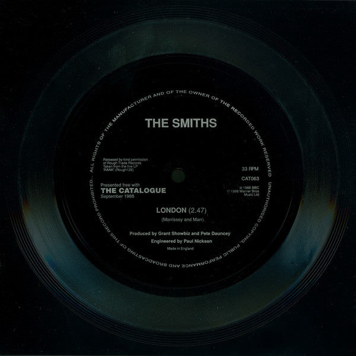 The Smiths - London (Flexi 7 Shape SSided) - USED