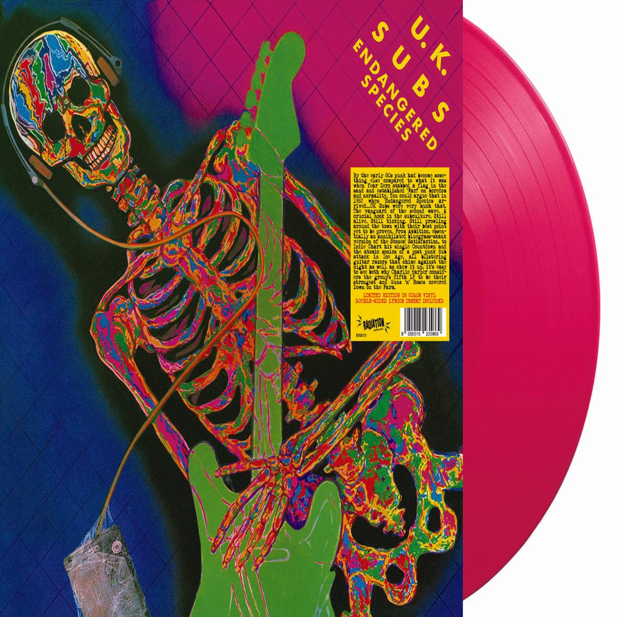 UK SUBS - ENDANGERED SPECIES (LP ALBUM COLOR LTD RSD2024 RE) - NEW