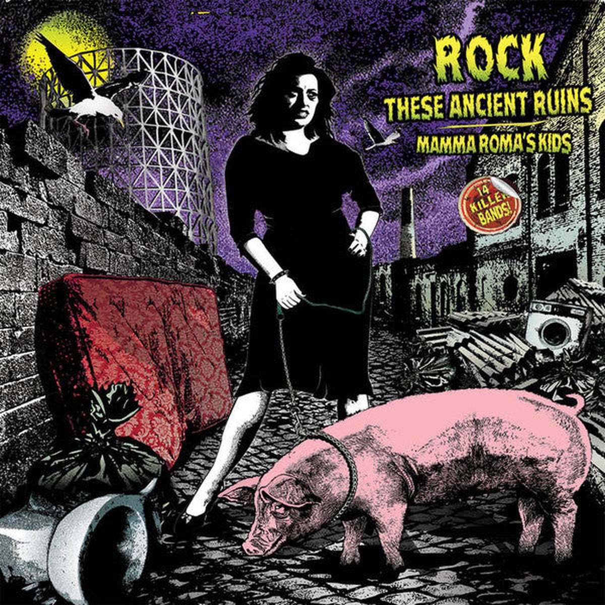 Various - Rock These Ancient Ruins - Mamma Romas Kids (LP Album Comp) - NEW