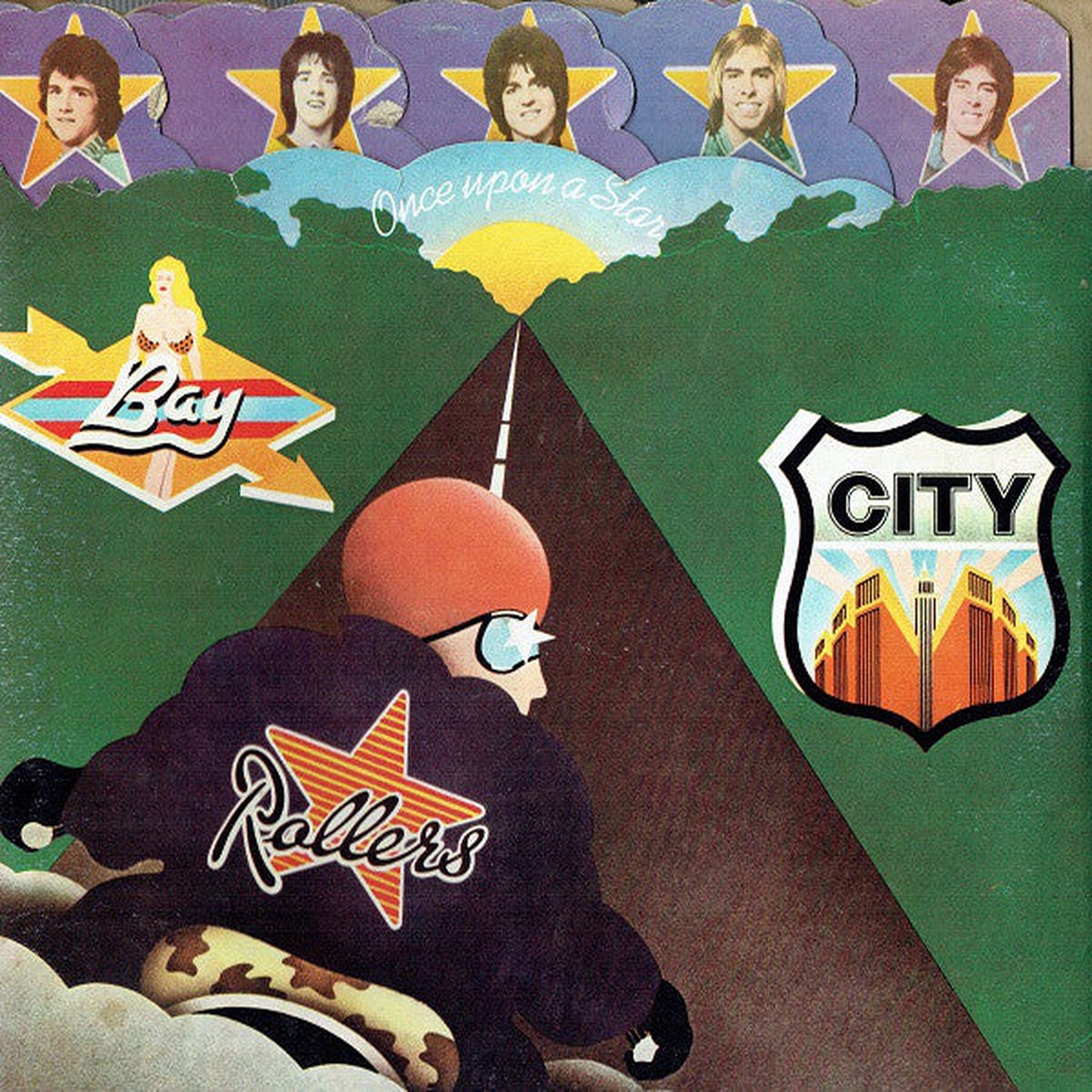 Bay City Rollers - Once Upon A Star (LP Album Gim) - USED