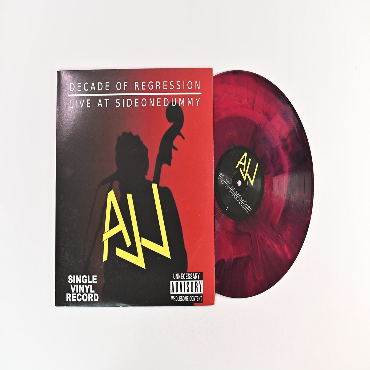 AJJ - Decade of Regression Live at SideOneDummy on SideOneDummy RSD 2017 MaroonBlackViolet Marbled