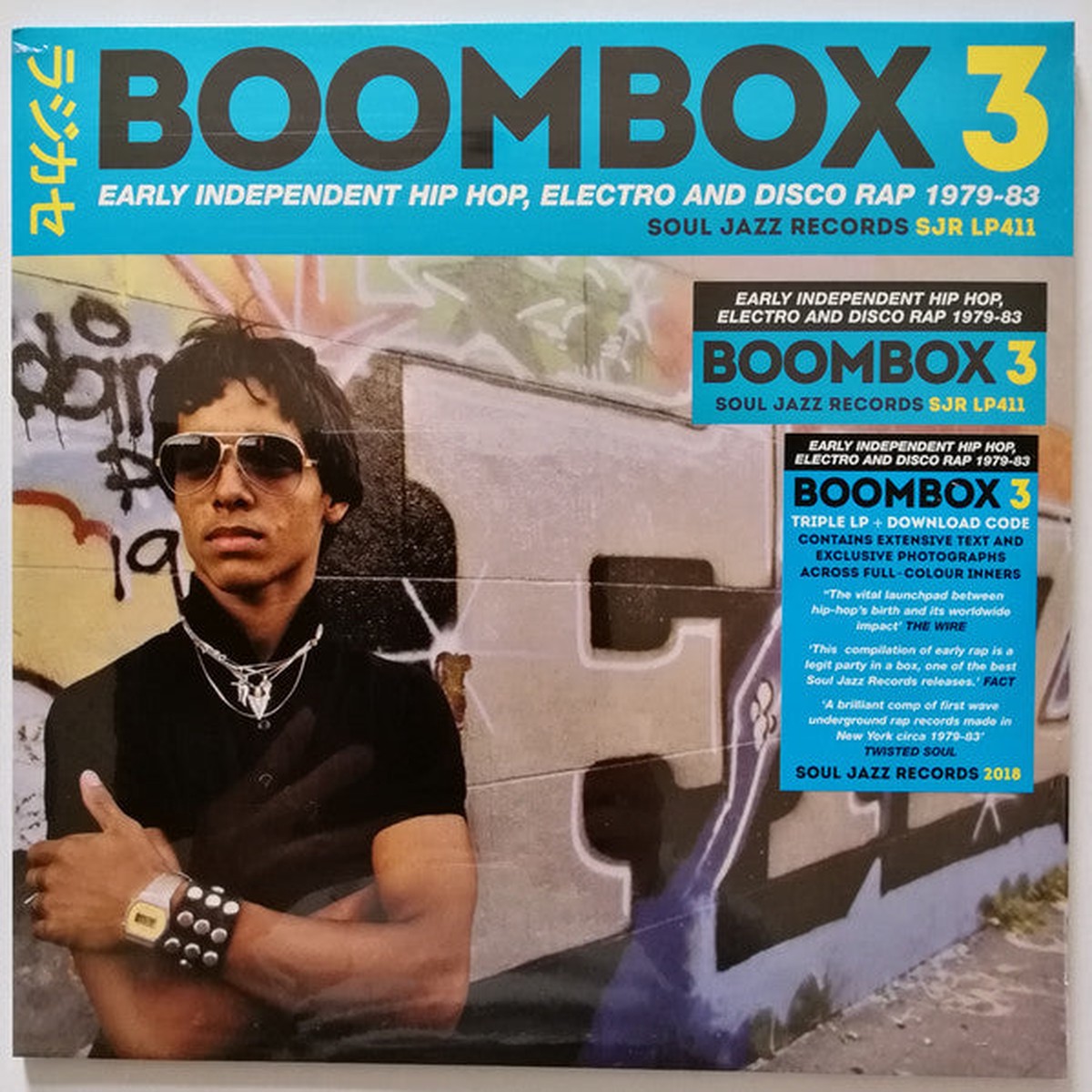 Various - Boombox 3 (Early Independent Hip Hop Electro And Disco Rap 1979-83) (3xLP Comp) - NEW