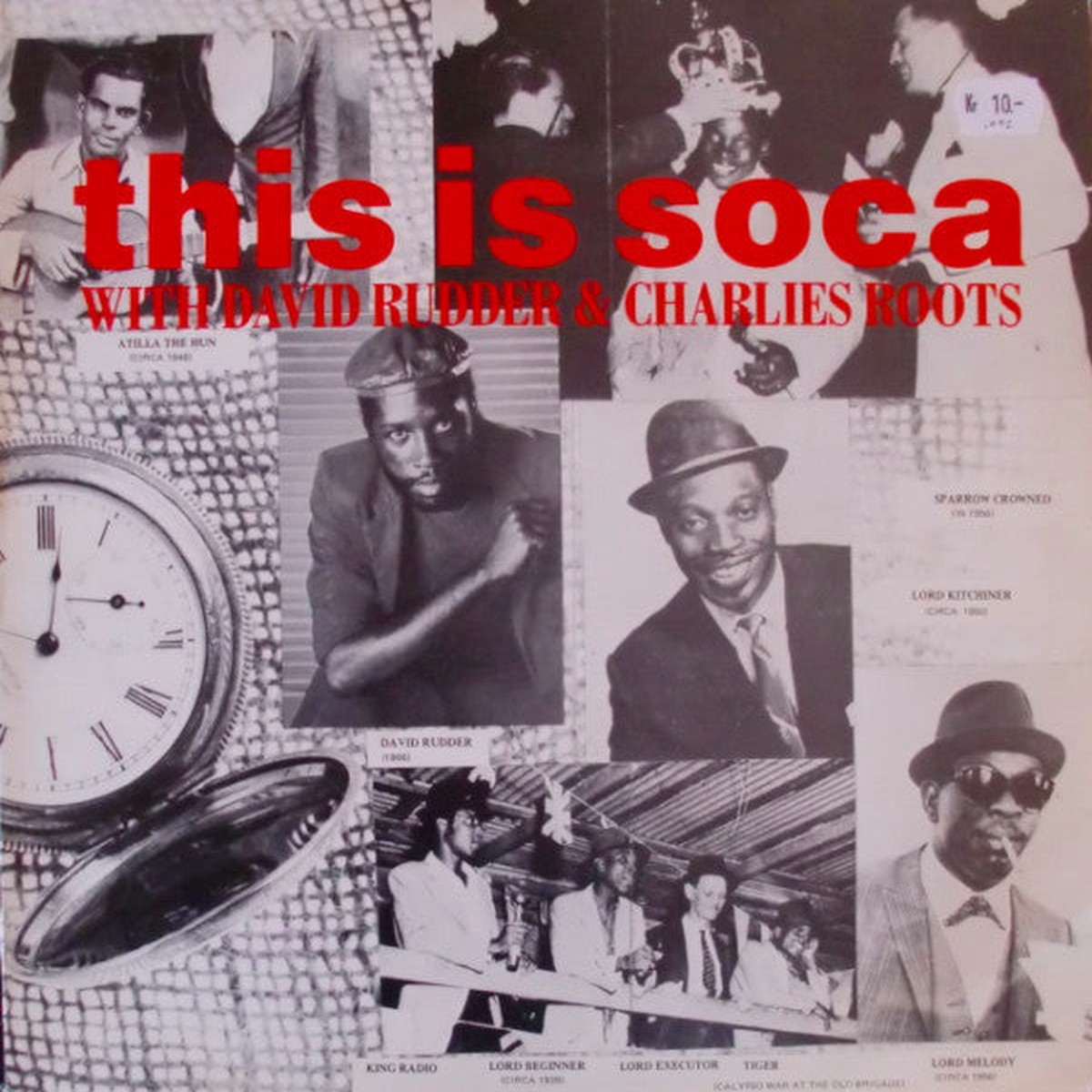 Various David Rudder Charlies Roots - This Is Soca (2xLP Comp) - USED