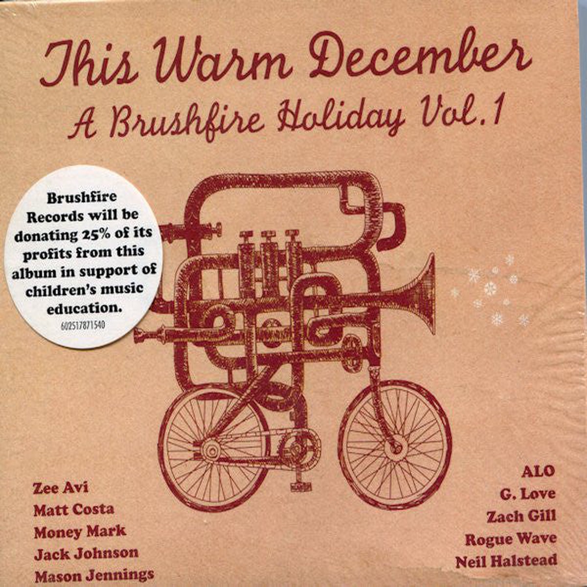 Various - This Warm December - A Brushfire Holiday Vol 1 (CD Comp) - NEW