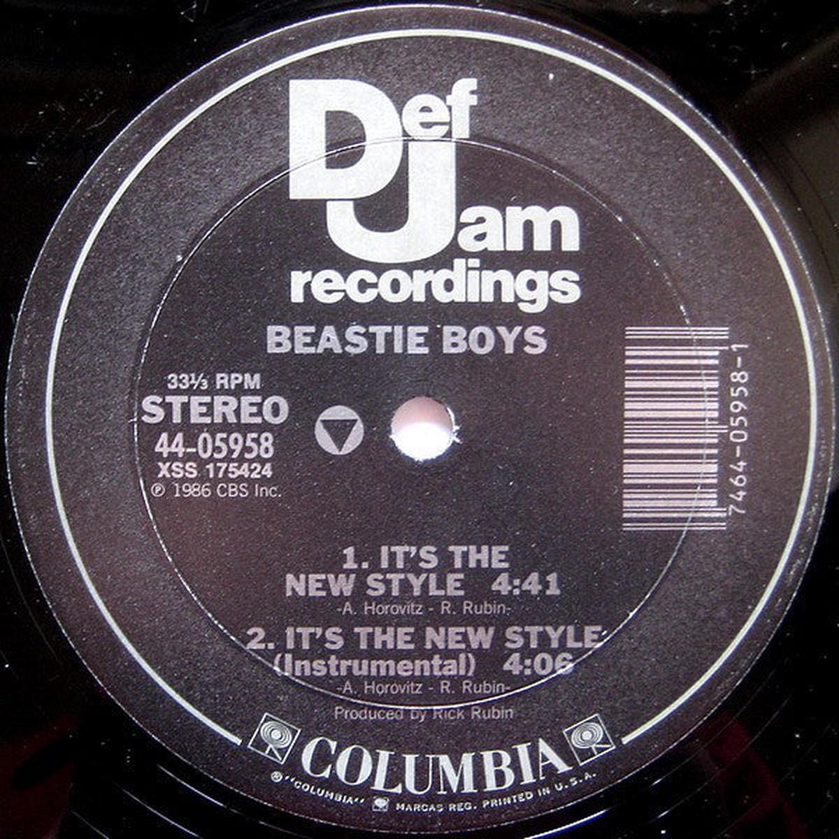Beastie Boys - Its The New Style Paul Revere (12) - USED