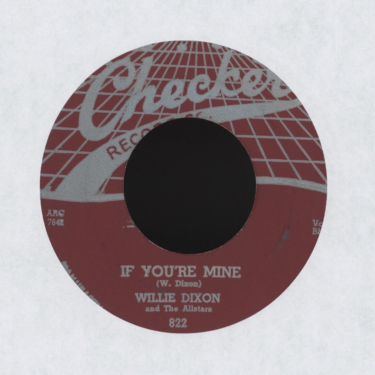 Willie Dixon And The Allstars - If Youre Mine on Checker RB 45