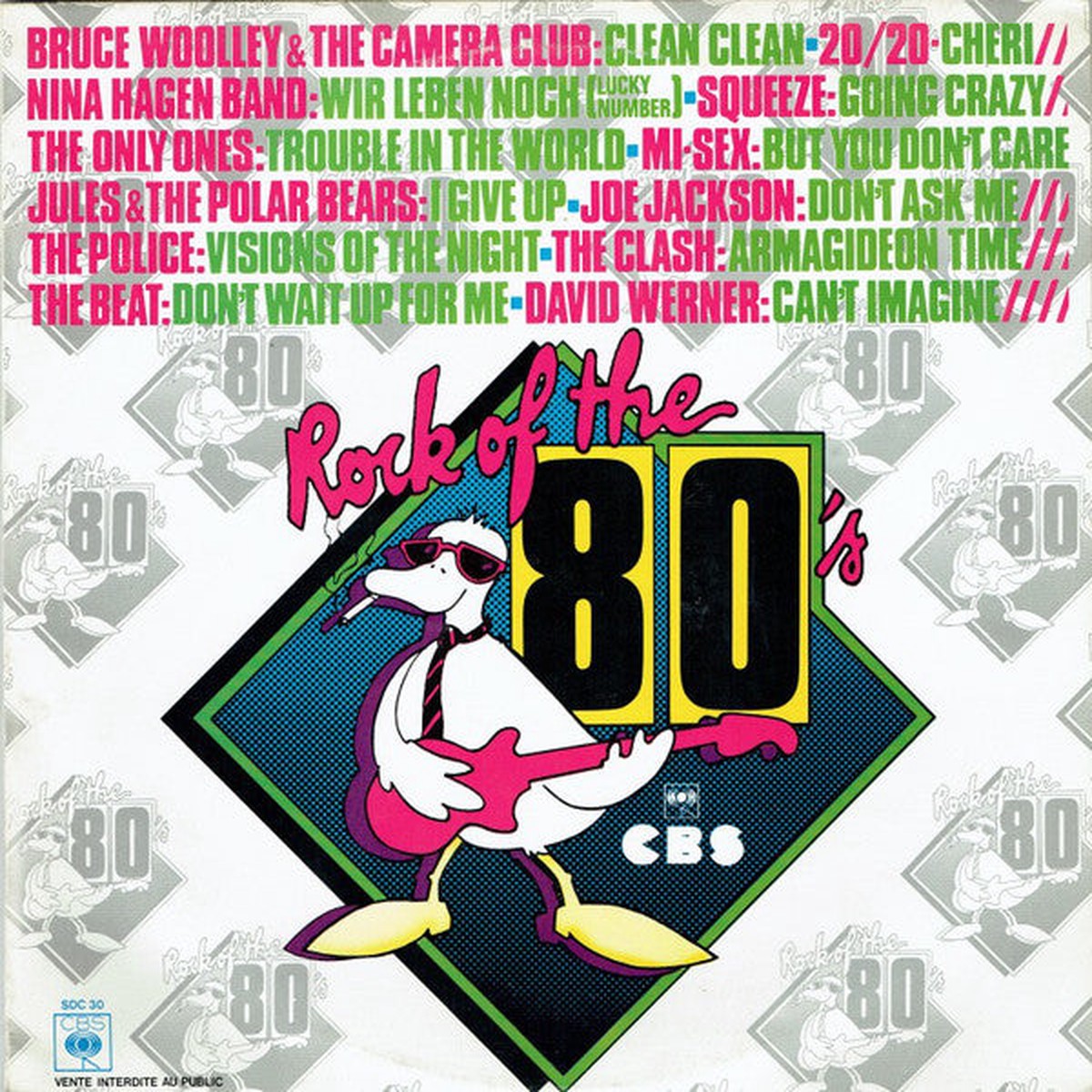 Various - Rock Of The 80s (LP Comp Promo Gre) - USED