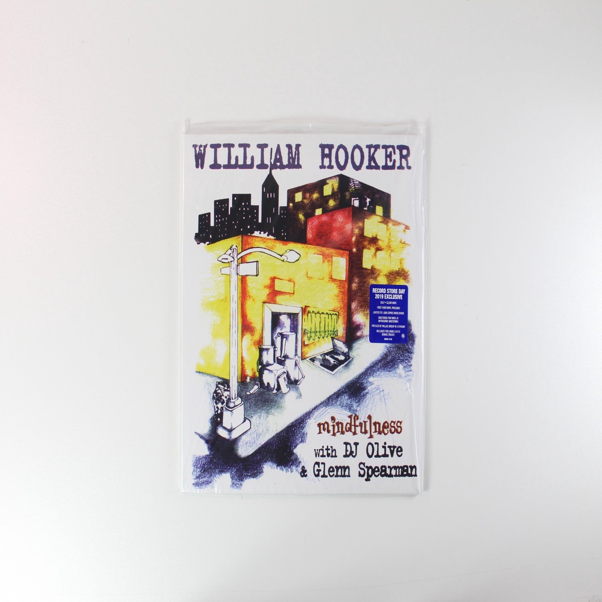 William Hooker DJ Olive Glenn Spearman - Mindfulness on ORG Music RSD 2019 Ltd Clear Vinyl Reissue Sealed