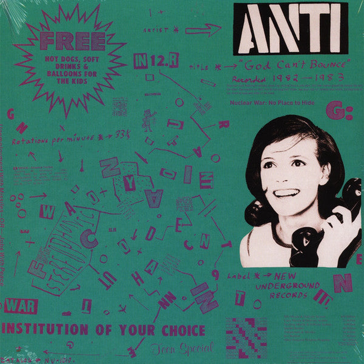 Anti (6) - God Cant Bounce (LP Album RE) - NEW