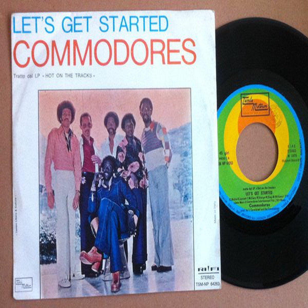 Commodores - Lets Get Started Thumpin Music (7) - USED