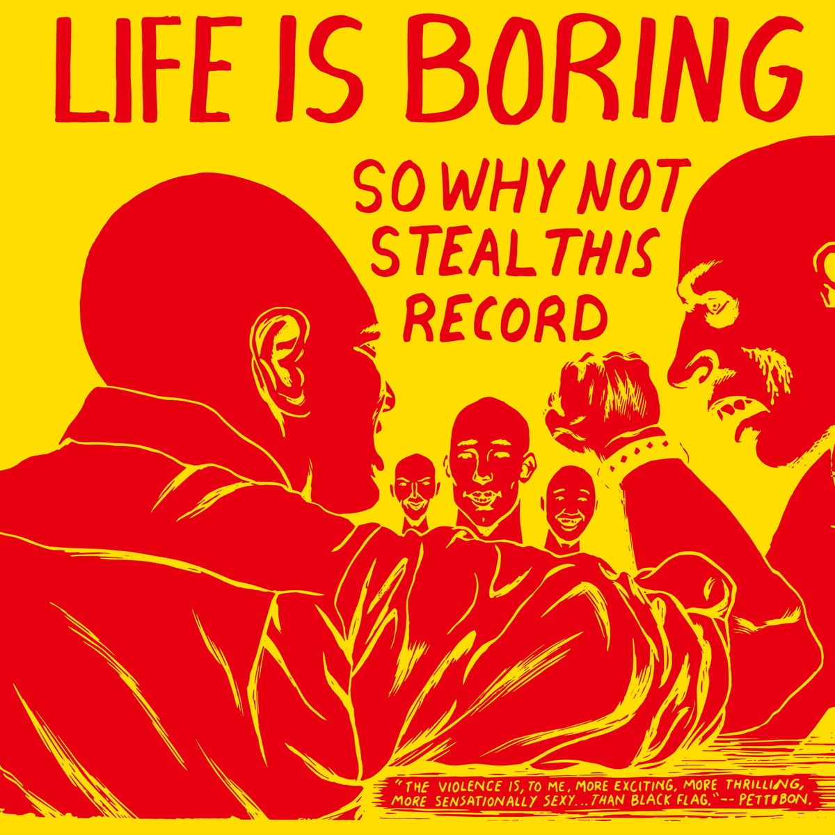Various Life Is Boring So Why Not Steal This Record (LP ALBUM RED) - NEW