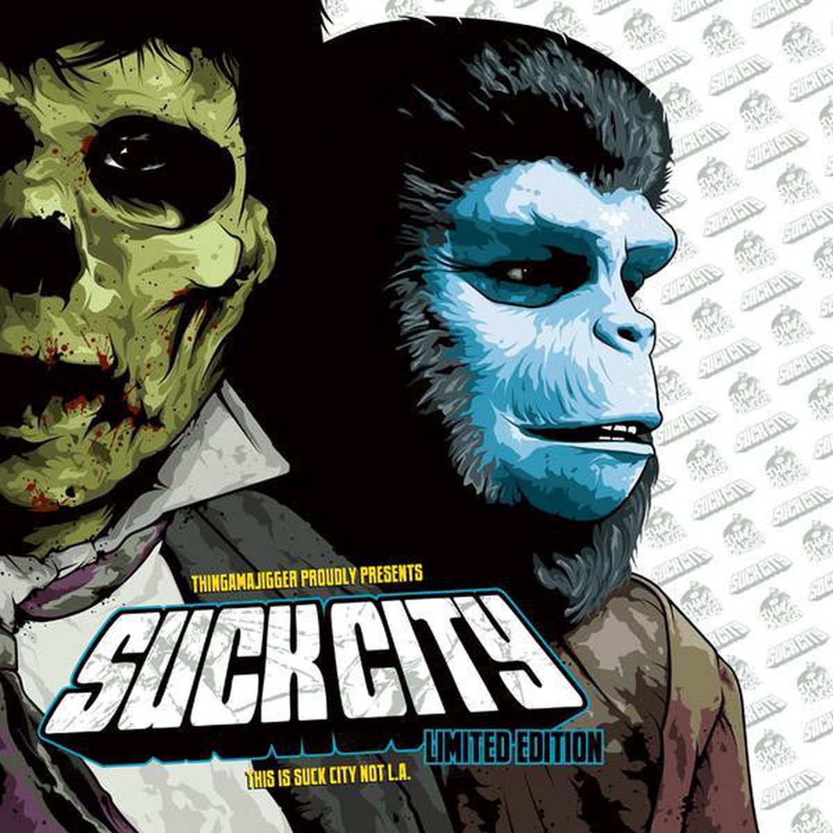 Various - Suck City - Limited Edition - This Is Suck City Not LA (LP Comp Whi) - NEW