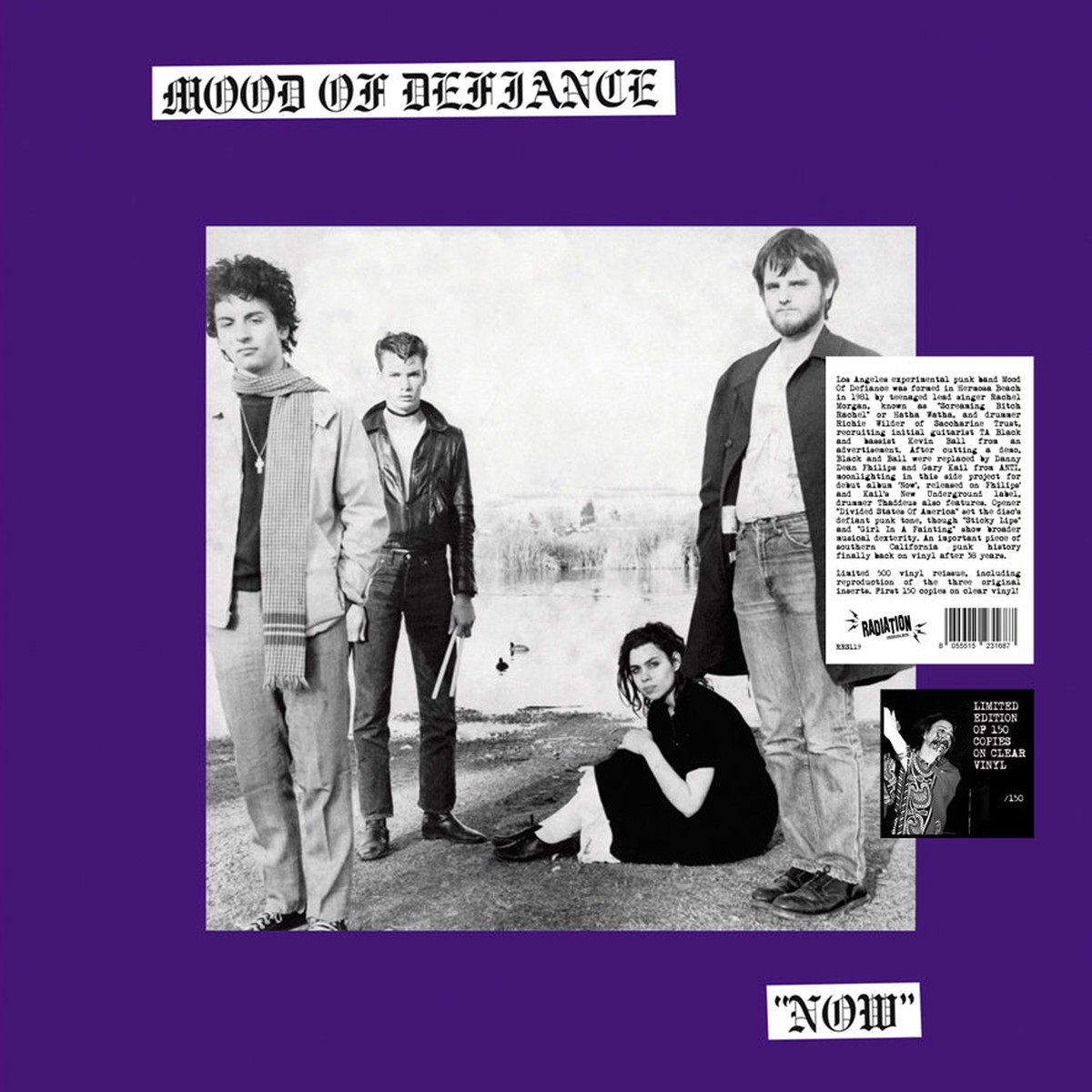 MOOD OF DEFIANCE - NOW (LP Reissue CLEAR VINYL LIMITED 150) pre order ships April 10th
