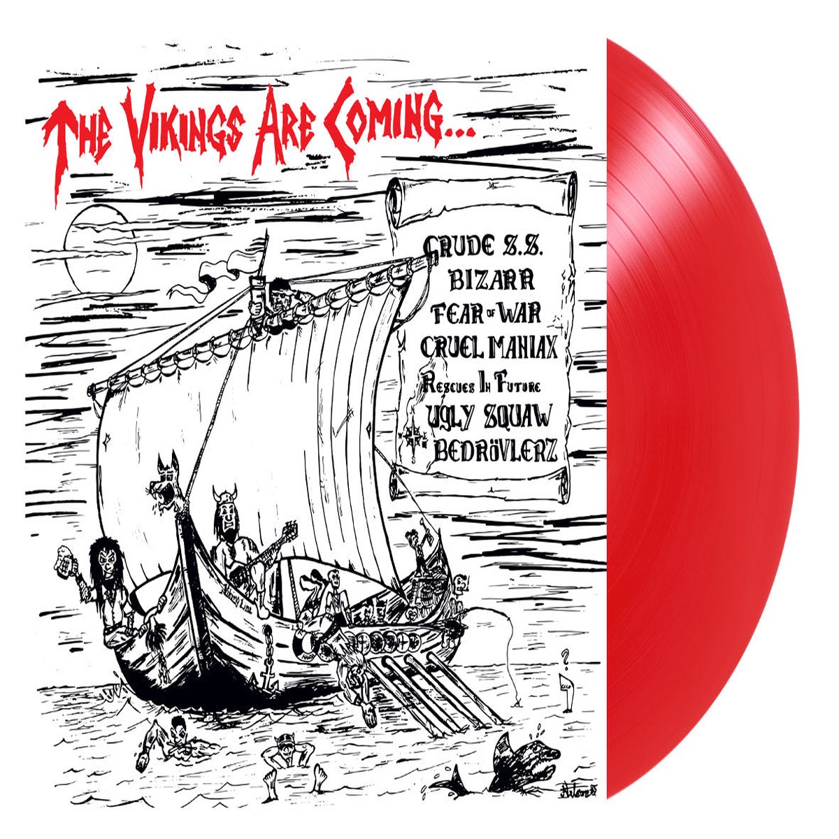Various The Vikings Are Coming (LP ALBUM RED) - NEW