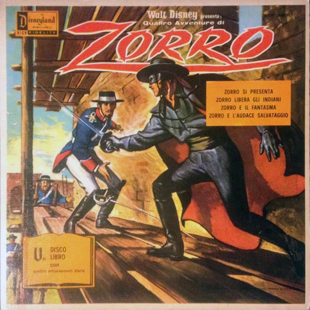 William Lava - Quattro Avventure Di Zorro (LP Album) - USED