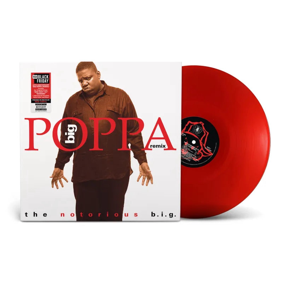 The Notorious BIG - Big Poppa 12 Remix Red Vinyl