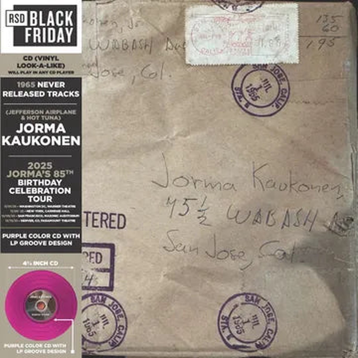 Jorma Kaukonen - Wabash Avenue CD