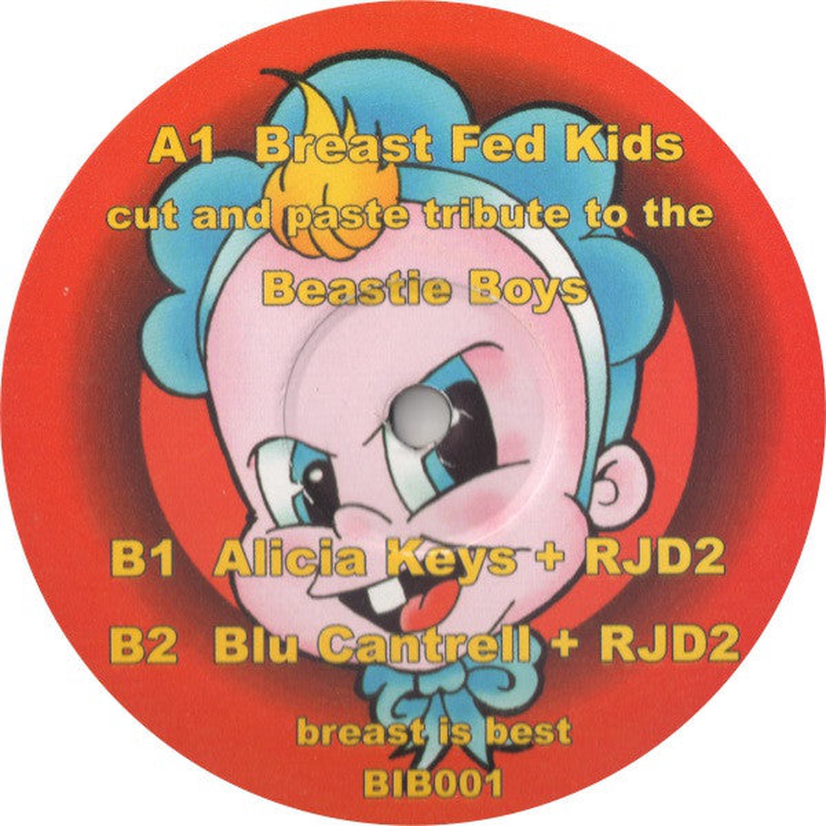Breast Fed Kids - Cut And Past Tribute To The Beastie Boys Alicia Keys RJD2 Blu Cantrell RJD2 (12 PMixed Unofficial) - USED