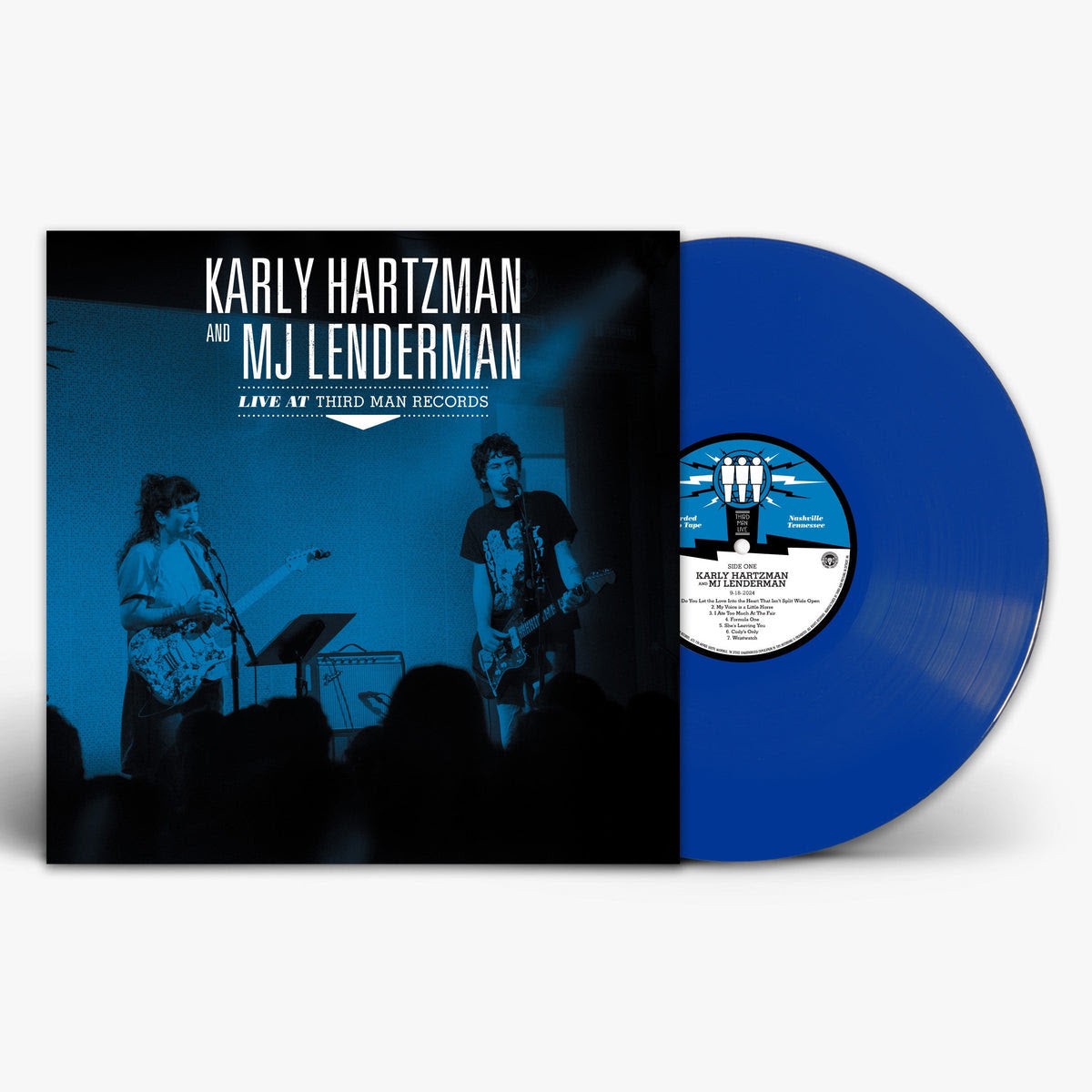 DAMAGED Karly Hartzman MJ Lenderman - Live at Third Man Records Opaque Blue Vinyl